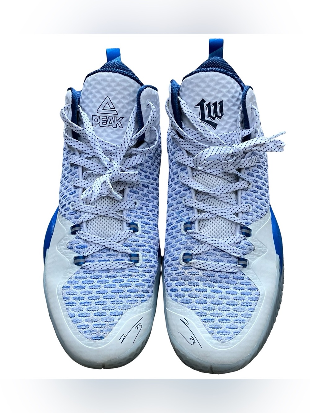 PEAK Streetball Master Lou Williams Mens 11 Shoes Sport Basketball White Blue